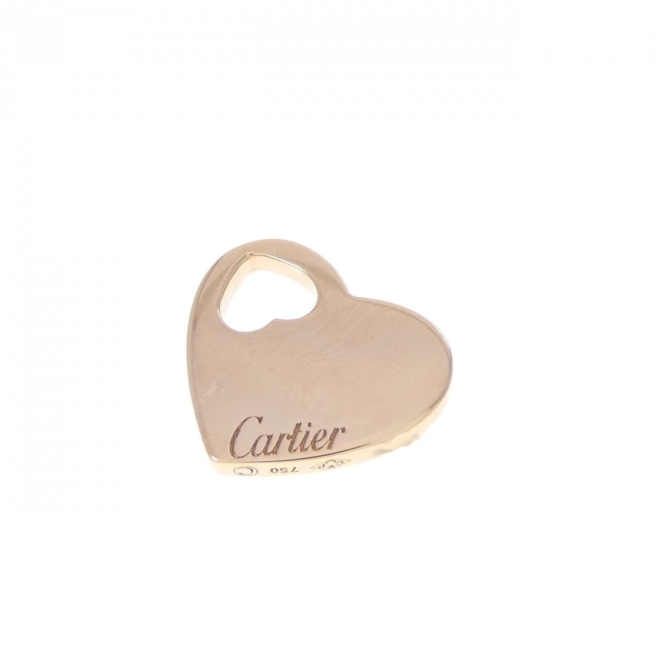 カルティエ ハートモチーフメダル ペンダント