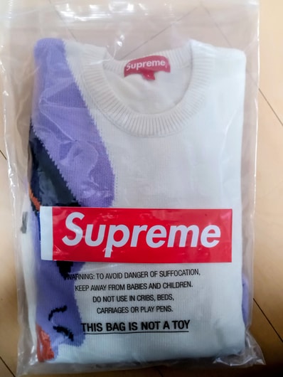 Supreme Faces Sweater "Cream"
