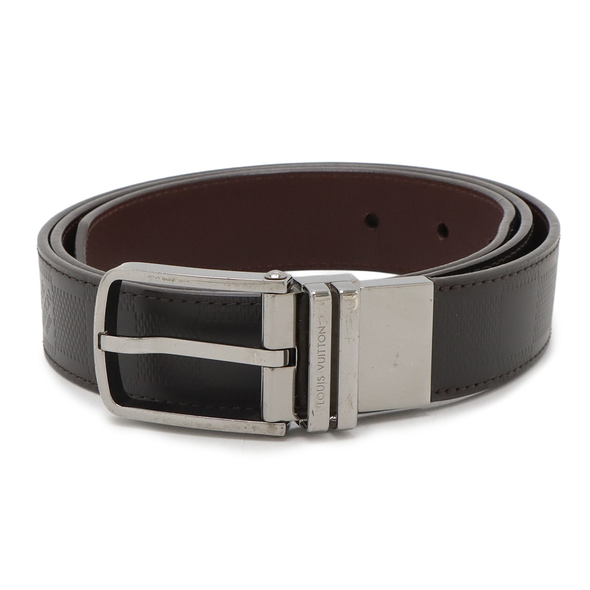 ルイ・ヴィトンサンチュール ボストン ダミエアンフィニ M9787T ベルト
