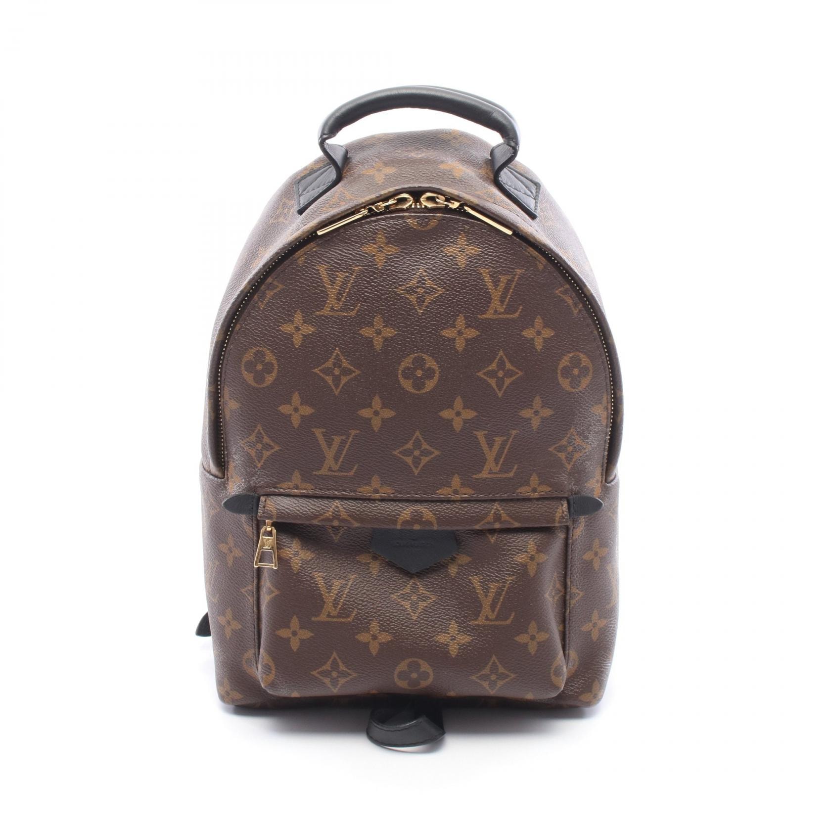 ルイ・ヴィトン LOUIS VUITTON パームスプリングスPM モノグラム リュックサック バックパック バッグ PVCコーティングキャンバス レザー モノグラム レディース ブラウン系 / ブラック系 M41560 【中古】