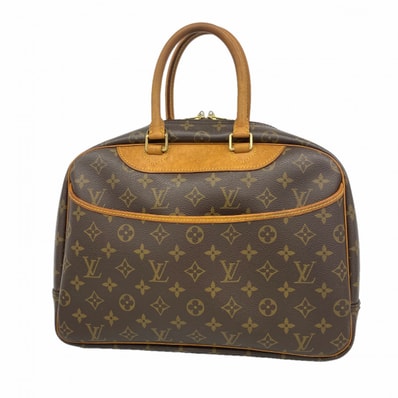 【6db1902】ルイヴィトン ハンドバッグ モノグラム ドーヴィル M47270 ブラウン【中古】レディース