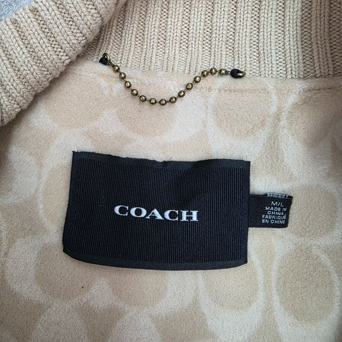 B (目立った傷や汚れなし)】COACH コーチ シグネチャー ダブル