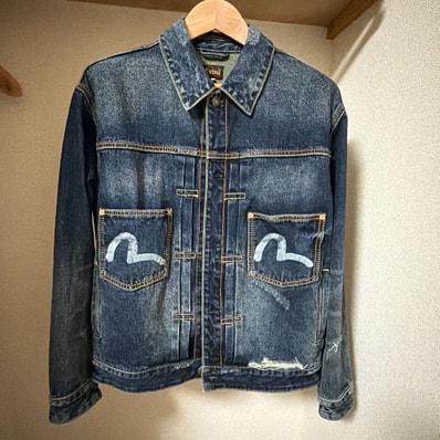 GDC x EVISU Washed Type 2 Denim Jacket "Indigo"