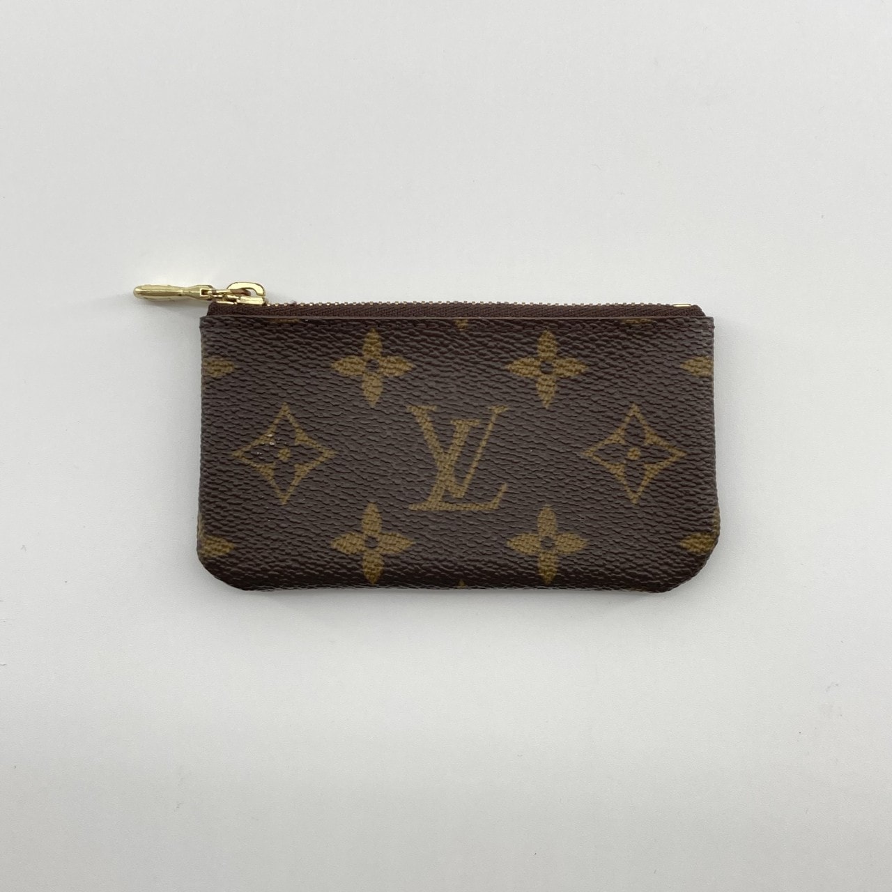 LOUIS VUITTON(ルイ・ヴィトン) ポシェット クレ モノグラムキャンバス M62650 キーケース ブラウン×ゴールド