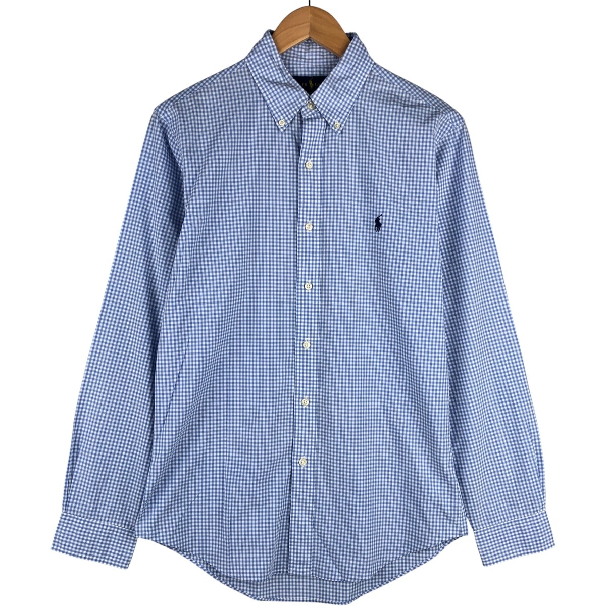 古着 ラルフローレン Ralph Lauren ギンガムチェック 長袖 ボタンダウンチェックシャツ メンズM相当/eaa590979