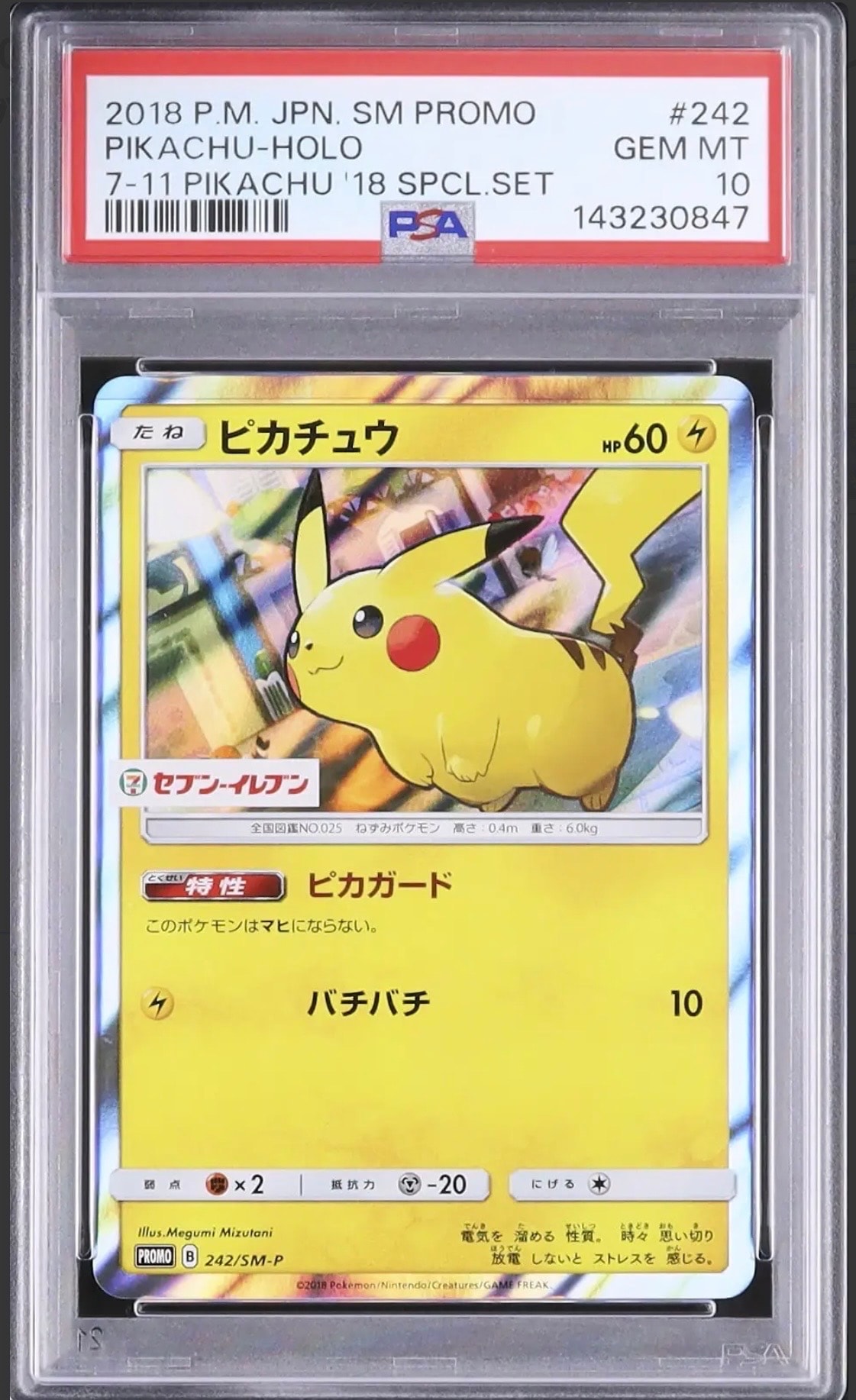ピカチュウ P [SM-P 242](サン&ムーン スペシャルセット「ピカチュウ