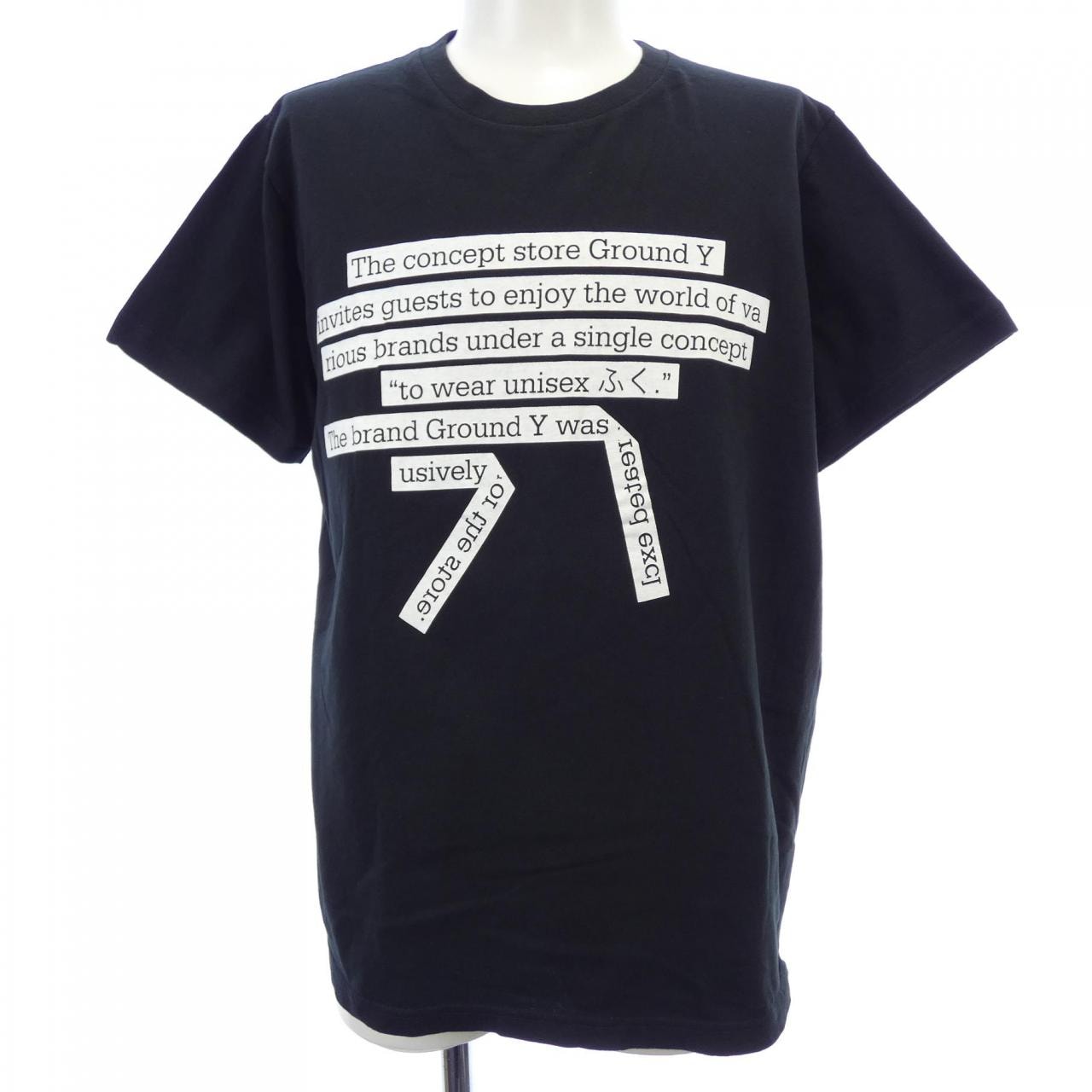 グラウンドワイ GROUND Y GV-T56-085 Tシャツ