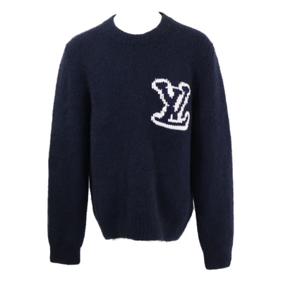 ルイヴィトン 国内正規 RM212Q VSS HLN43W LV インターシャクルーネックニット XL