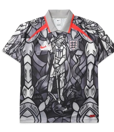 Nike x PALACE X2 World Cup Short-Sleeve Football Jersey England "Grey"