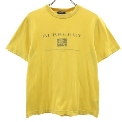 BURBERRY LONDON バーバリーロンドン 日本製 半袖 Tシャツ 150A イエロー系 三陽商会