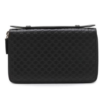 グッチ マイクログッチシマ 449246 長財布 メンズ