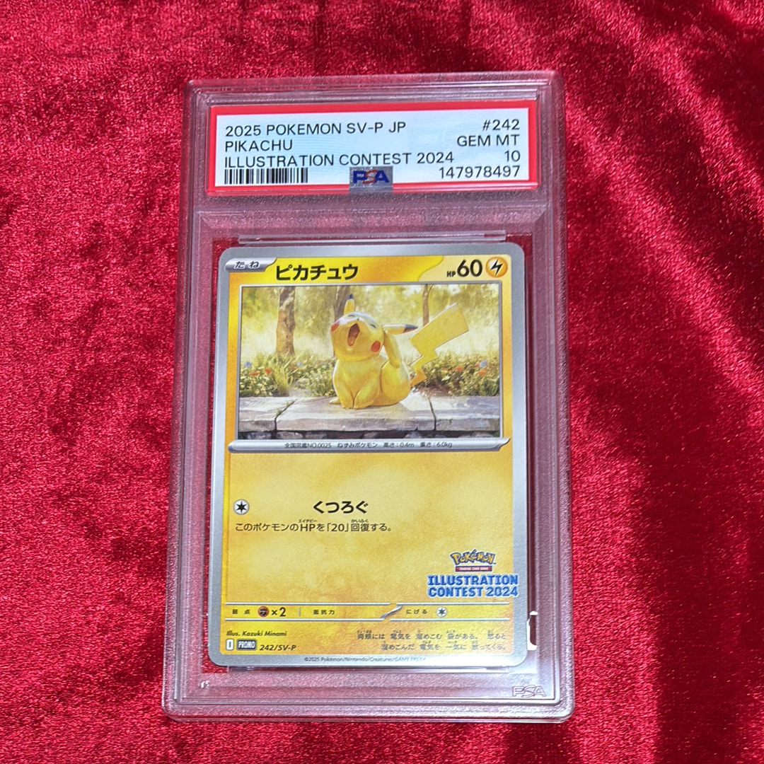 PSA10】ピカチュウ [SV-P 242](プロモカードパック