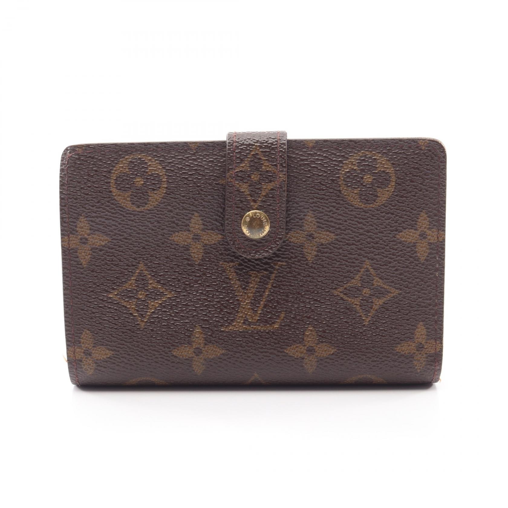ルイ・ヴィトン LOUIS VUITTON ポルトモネ ビエ ヴィエノワ モノグラム 二つ折り財布 財布 PVC レディース ブラウン系 M61663 【中古】