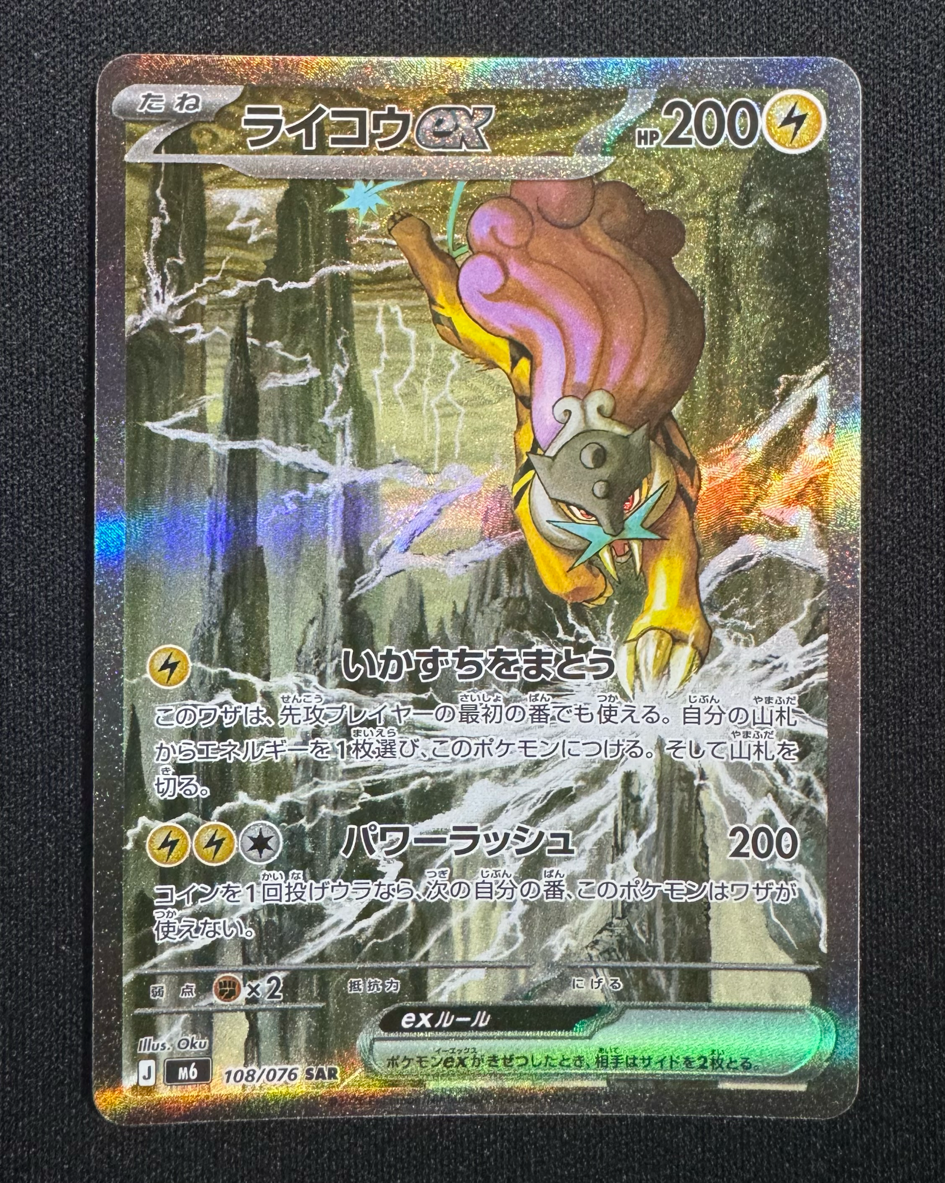 Raikou ex SAR [M6 108/076](Expansion Pack "Storm Emeralda")