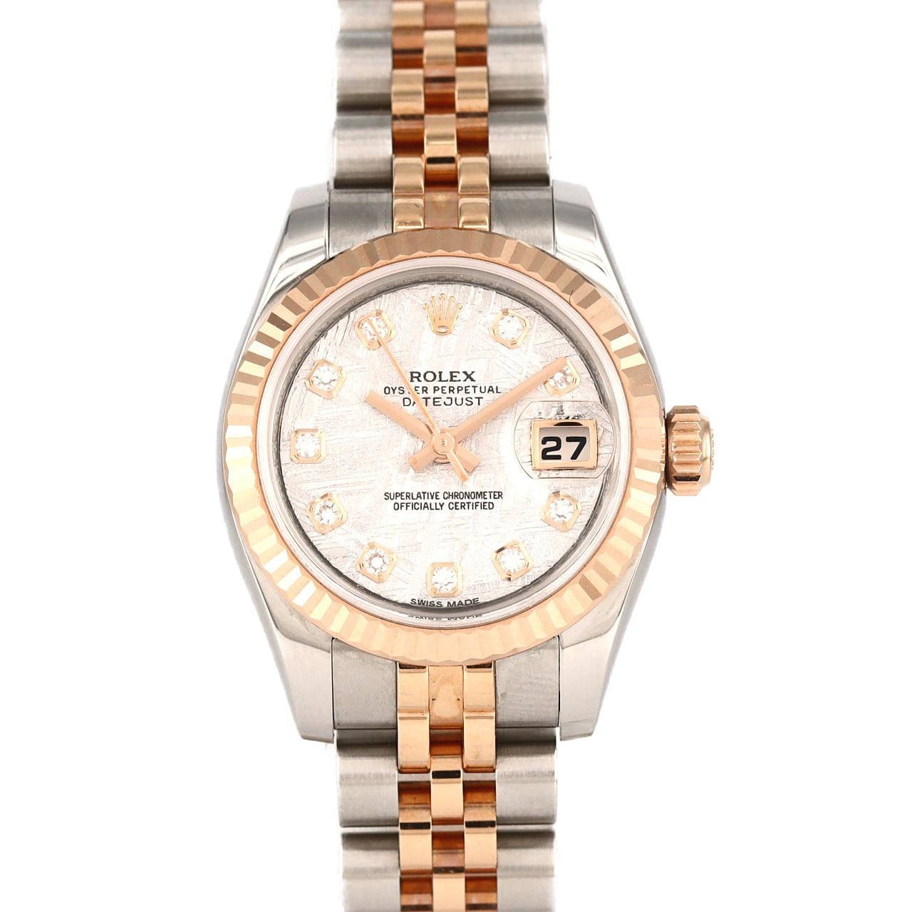 ロレックス デイトジャスト 179171G SSxPG 自動巻 ランダム番