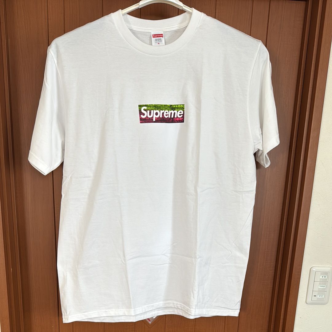 Supreme Los Angeles Fire Relief Box Logo Tee "White"
