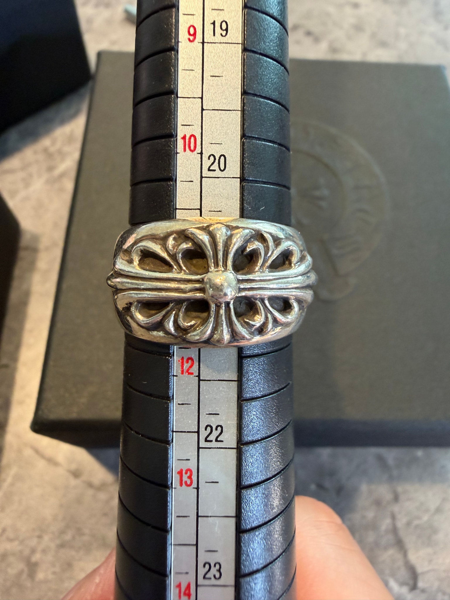 Chrome Hearts Floral Cross Ring "Silver"