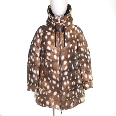 極美品 モンクレール ダウンコート SUYEN スイエン ファープリント 0