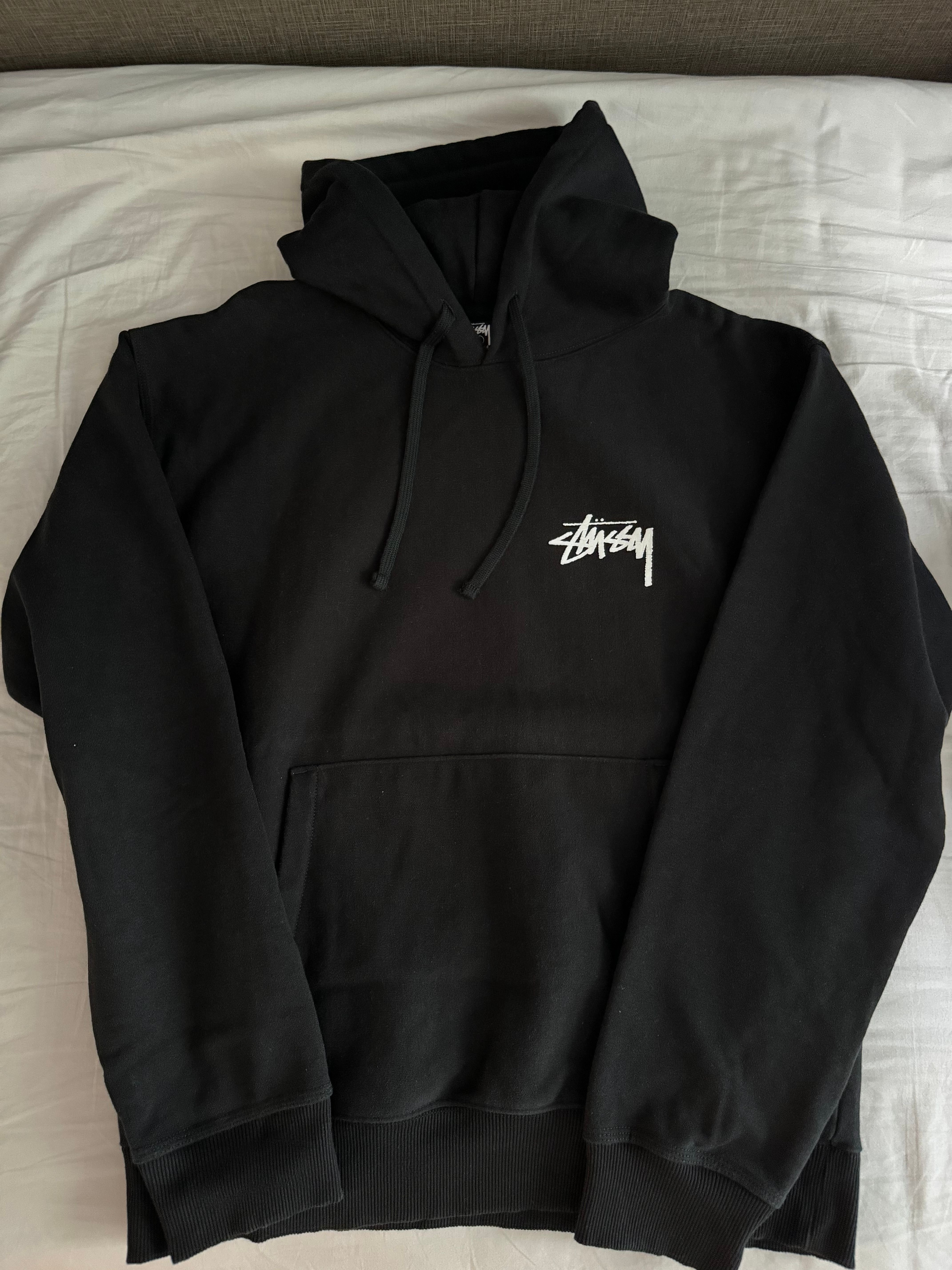 Stussy Plush Hoodie "Black"