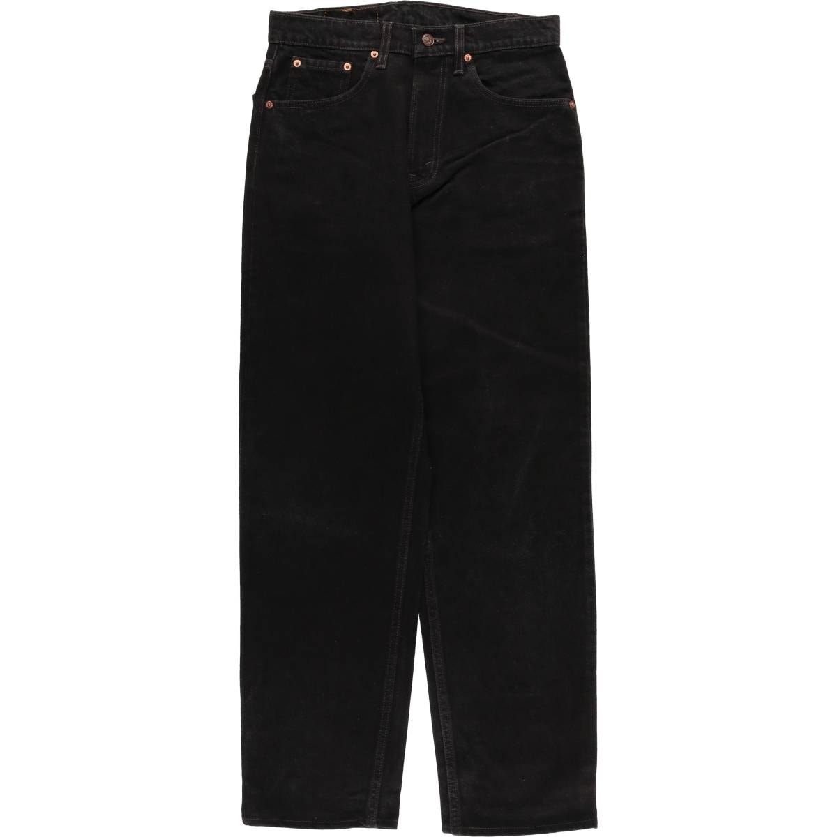 古着 90年代 リーバイス Levi's 550 RELAXED FIT ブラックデニム テーパードデニムパンツ USA製 メンズw30相当 ヴィンテージ/evb032335