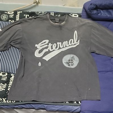 SAINT Mxxxxxx x FEAR OF GOD LS Tee "Black" SM-HR8-0000-C02