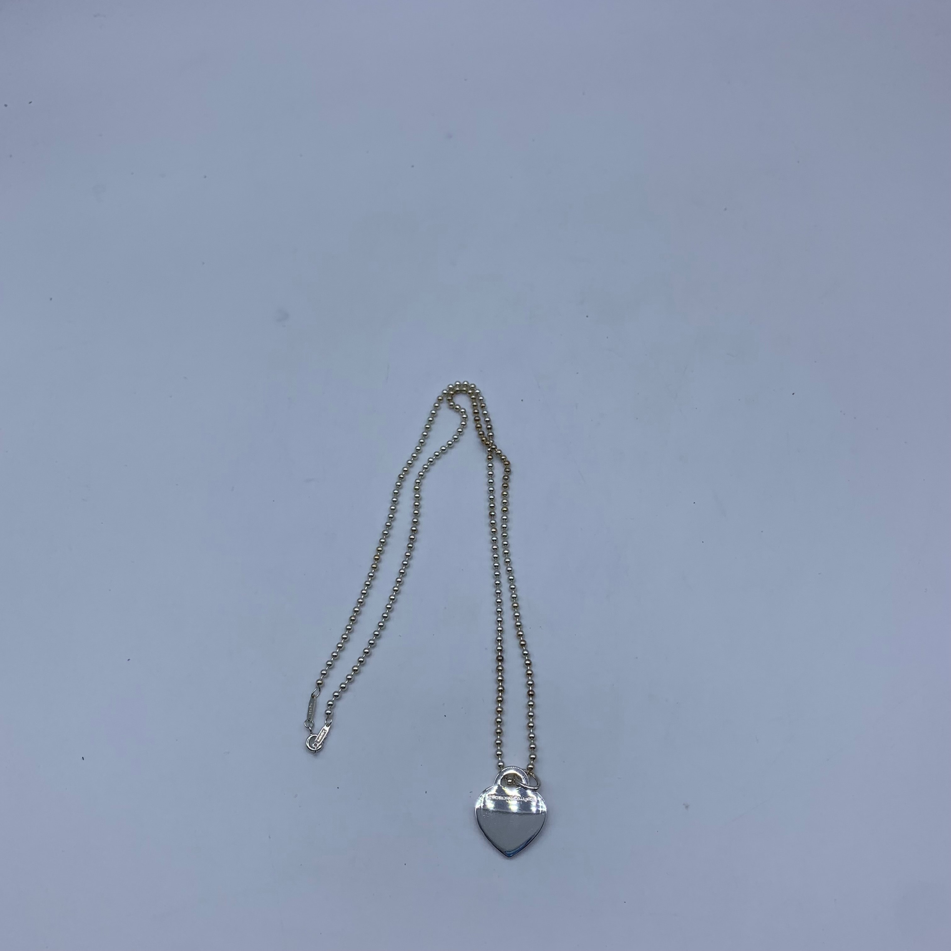 Supreme / Tiffany & Co. Return to Tiffany Heart Tag Pendant "Silver"