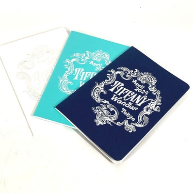 ティファニー TIFFANY&Co. Tiffanywonder 会場限定 ティファニー展 3冊セット ノート メモ帳 ステーショナリー ノートブック 紙 ネイビー 未使用