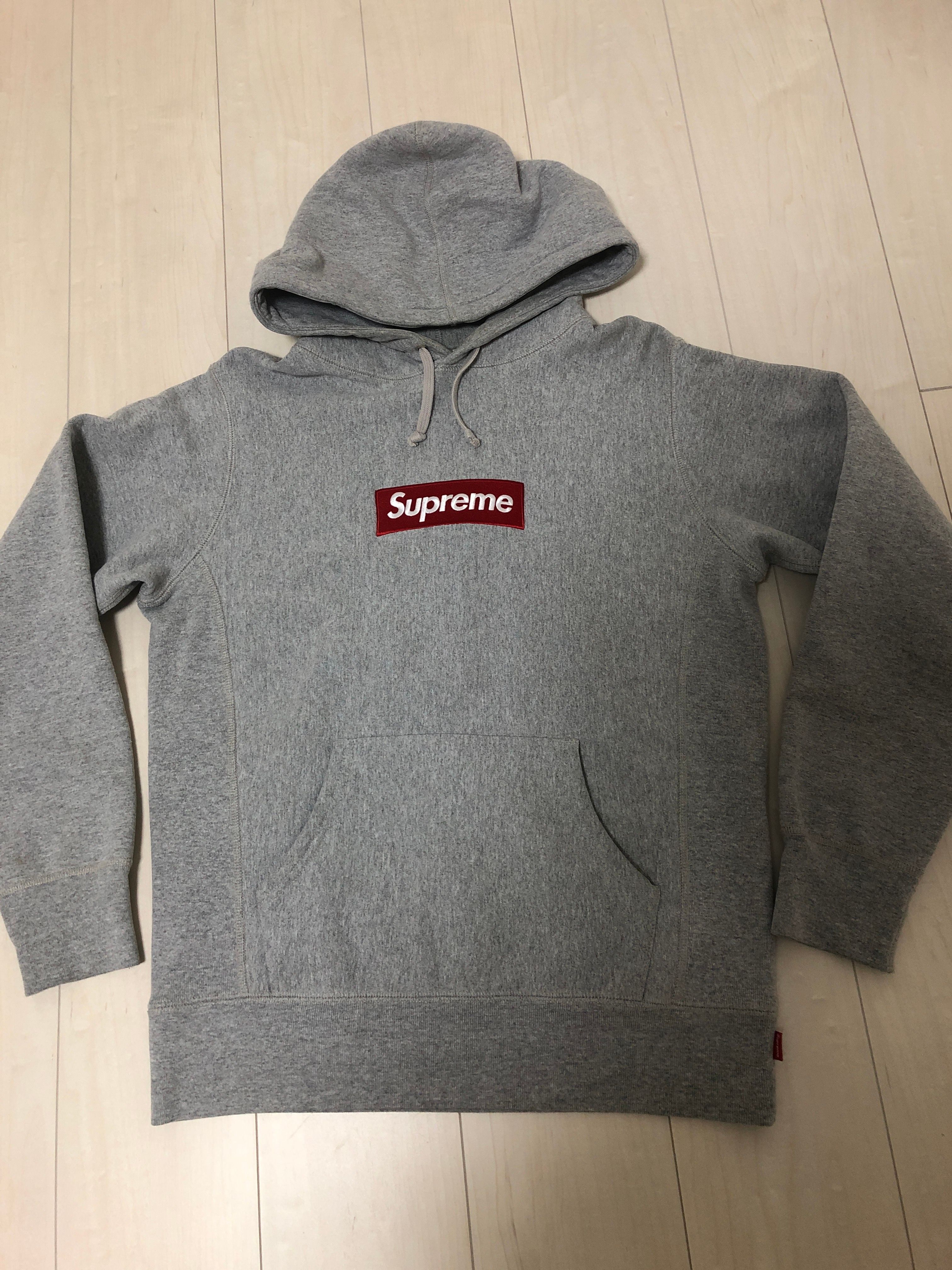 Supreme Box Logo Hooded Sweatshirt "Heather Grey" (16FW)