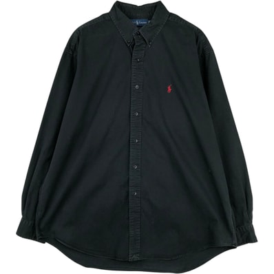古着 ラルフローレン Ralph Lauren BLAKE 長袖 ボタンダウンシャツ メンズXL相当/eaa628891