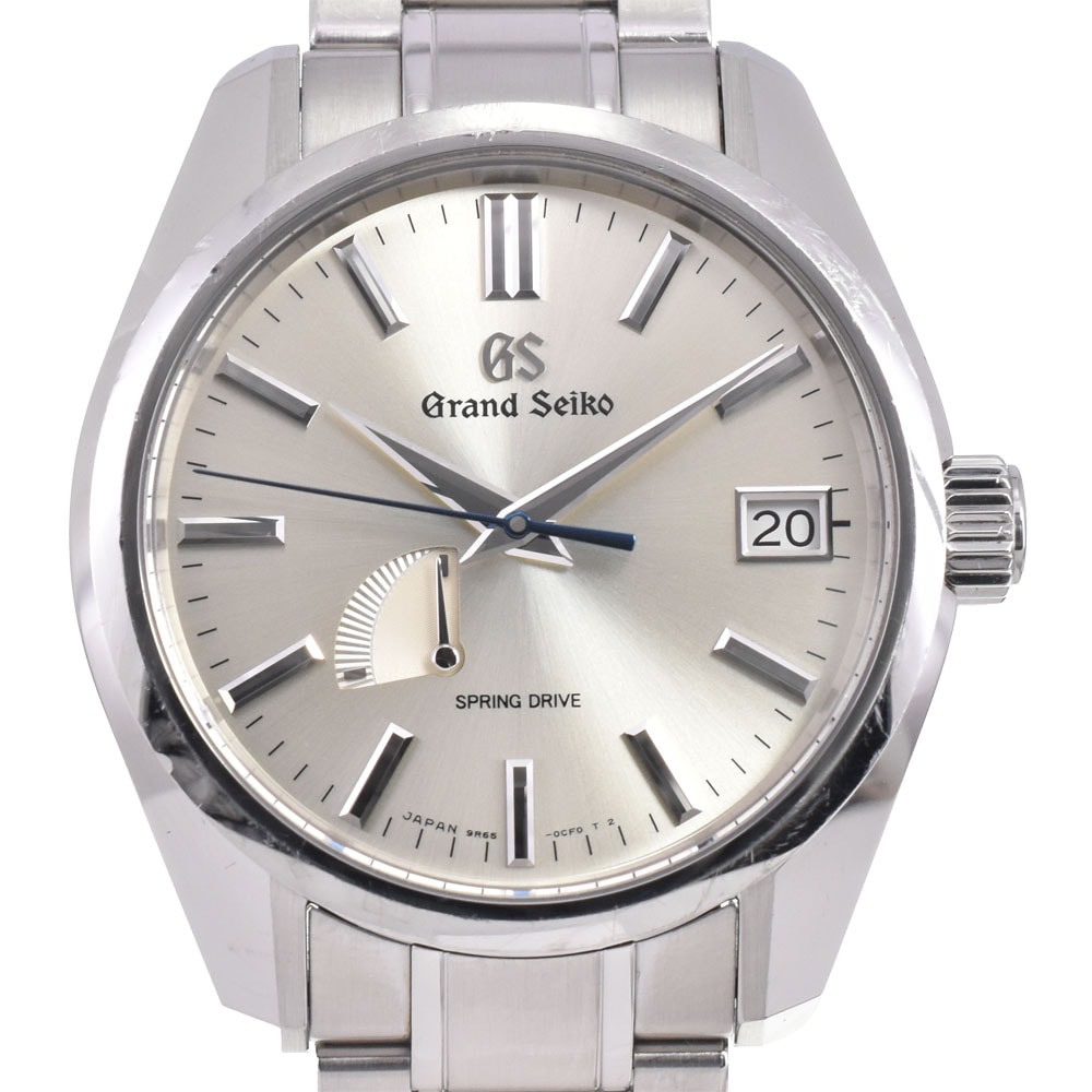 セイコー SEIKO SBGA373/9R65-0CV0 グランドセイコー パワーリザーブ デイト スプリングドライブ メンズ 箱・保証書付き 腕時計 D#147264