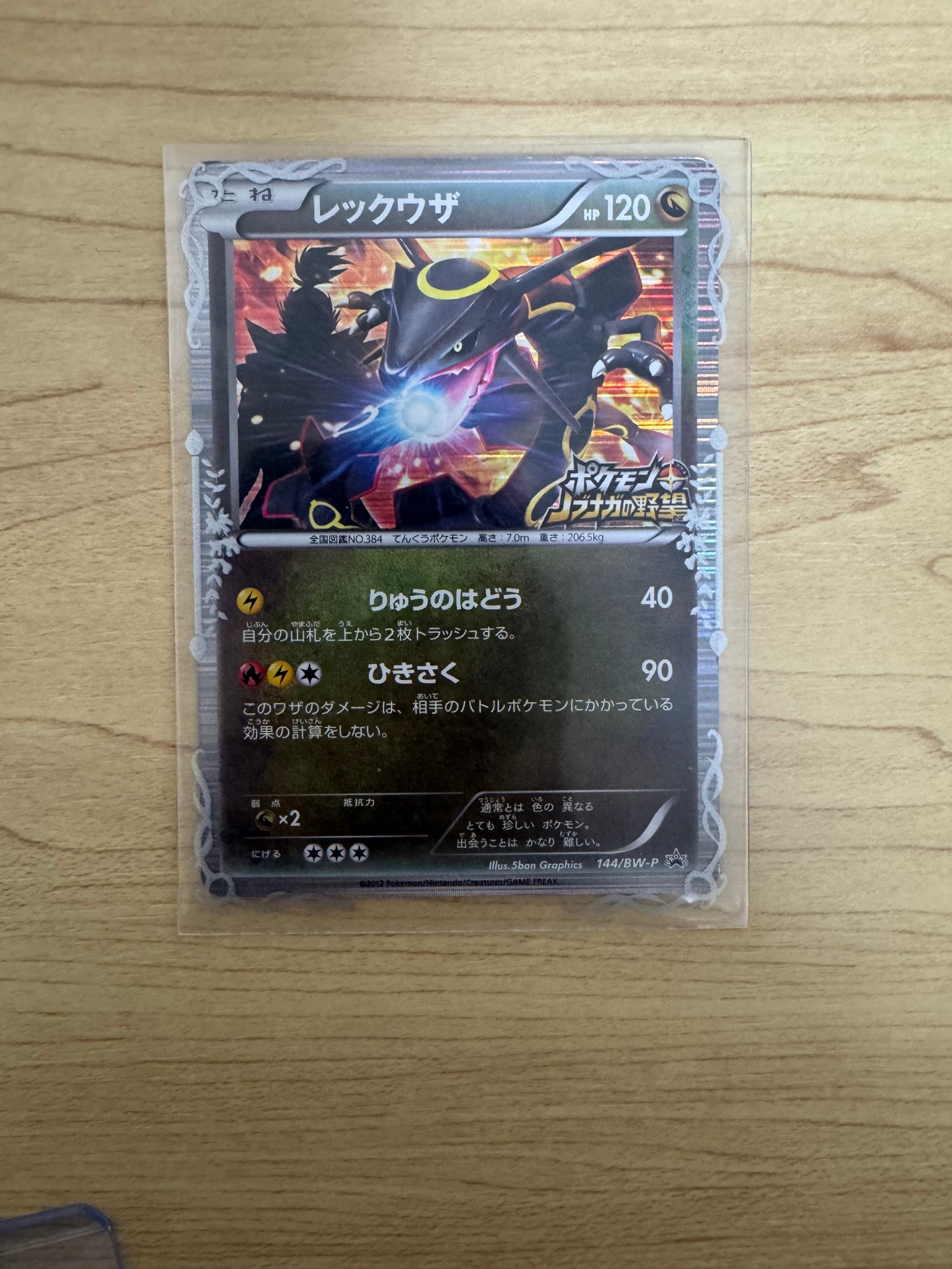 Rayquaza P [BW-P 144/BW-P](Promotional Cards "Pokemon + Nobunaga's Ambition First Press Limited Edition")