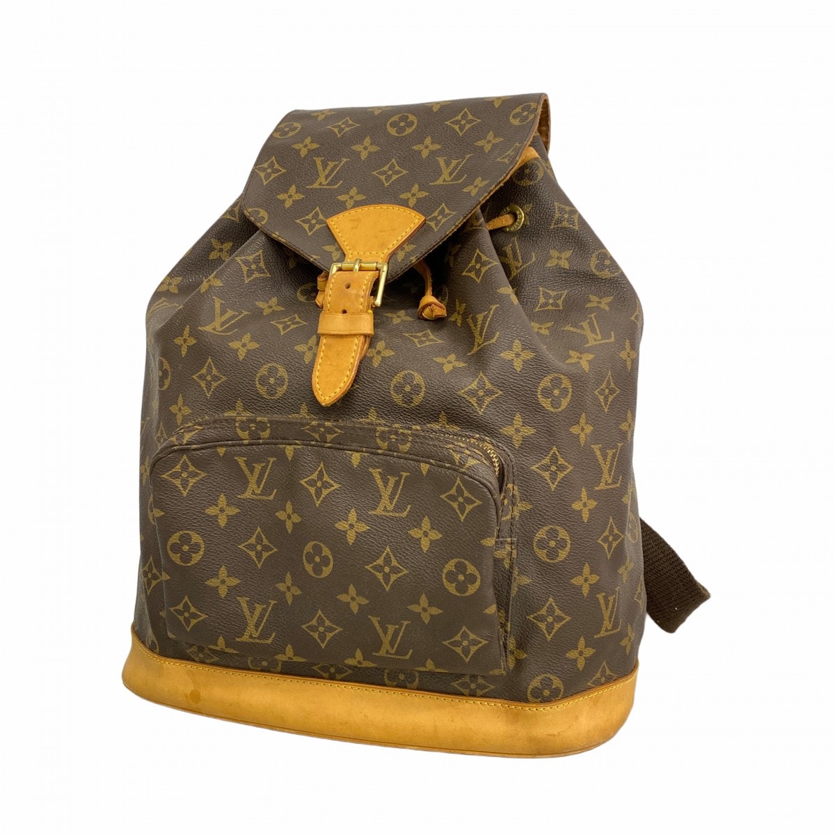 【6dd5253】ルイヴィトン リュック・デイパック モノグラム モンスリGM M51135 ブラウン【中古】レディース