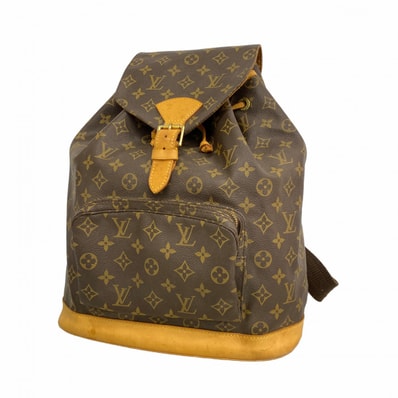 【6dd5253】ルイヴィトン リュック・デイパック モノグラム モンスリGM M51135 ブラウン【中古】レディース