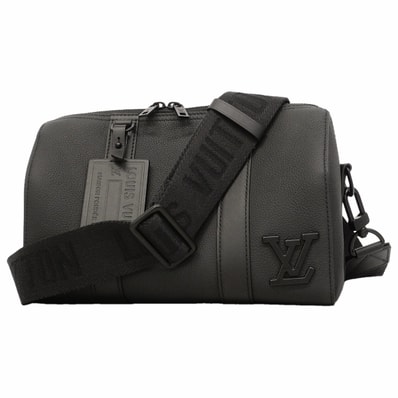 【6gc2405】ルイヴィトン ショルダーバッグ LVアエログラム シティキーポル M59255 ノワール【中古】メンズ