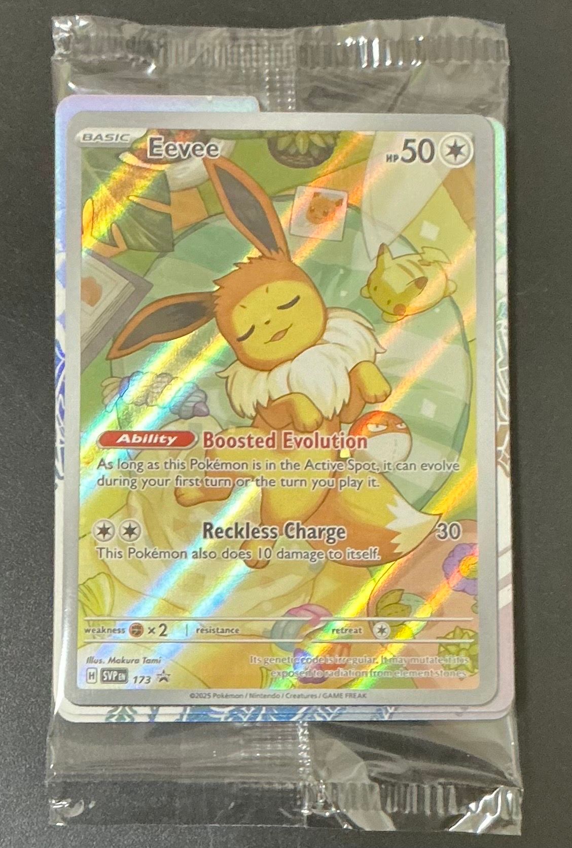 イーブイ P [SVP EN 173]【英語版】(スカーレット&バイオレット「プリズマティックエボリューションズ エリートトレーナボックス」)