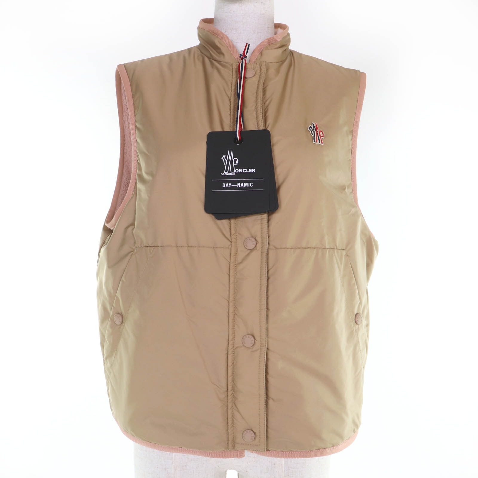 未使用品 モンクレール グルノーブル ベスト GILET ベージュ L