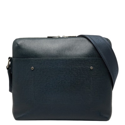 ルイ ヴィトン タイガ グリゴリ メッセンジャーPM ショルダーバッグ M30236 オセアン ブルー レザー メンズ LOUIS VUITTON 【中古】