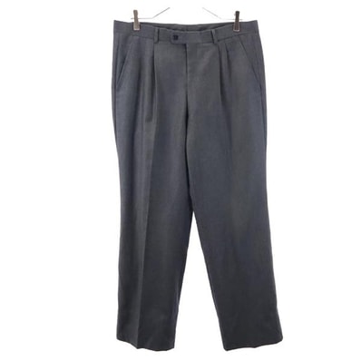 LANVIN ランバン ウール スラックスパンツ 88 グレー