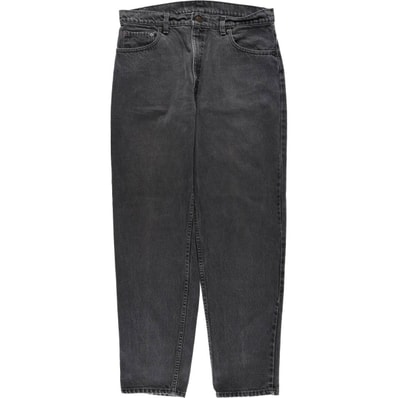 古着 90年代 リーバイス Levi's 550-0260 ブラックデニム テーパードデニムパンツ USA製 メンズw35相当 ヴィンテージ/eaa633935