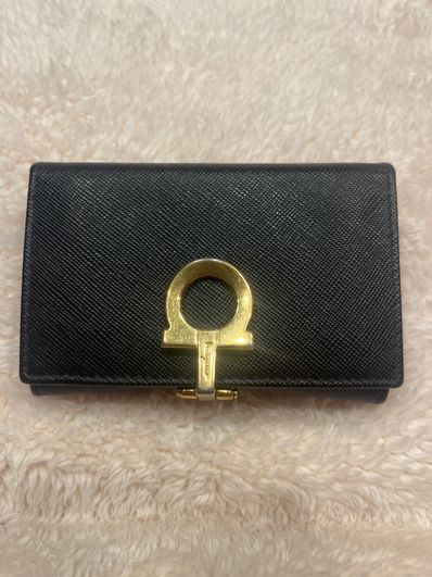 Salvatore Ferragamo Gancini Keyring "Black"