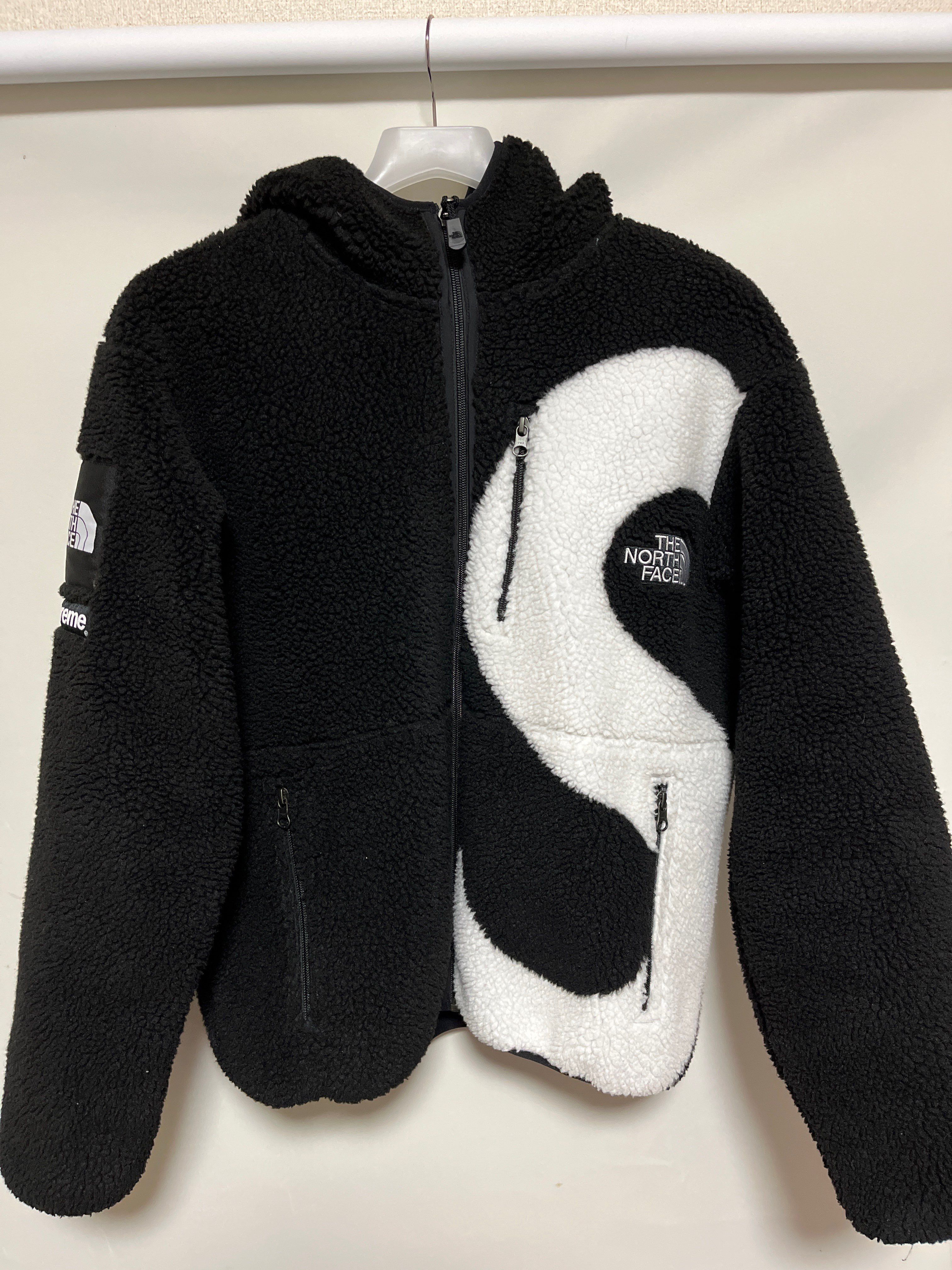 Supreme x The North Face S Logo Hooded Fleece Jacket "Black"