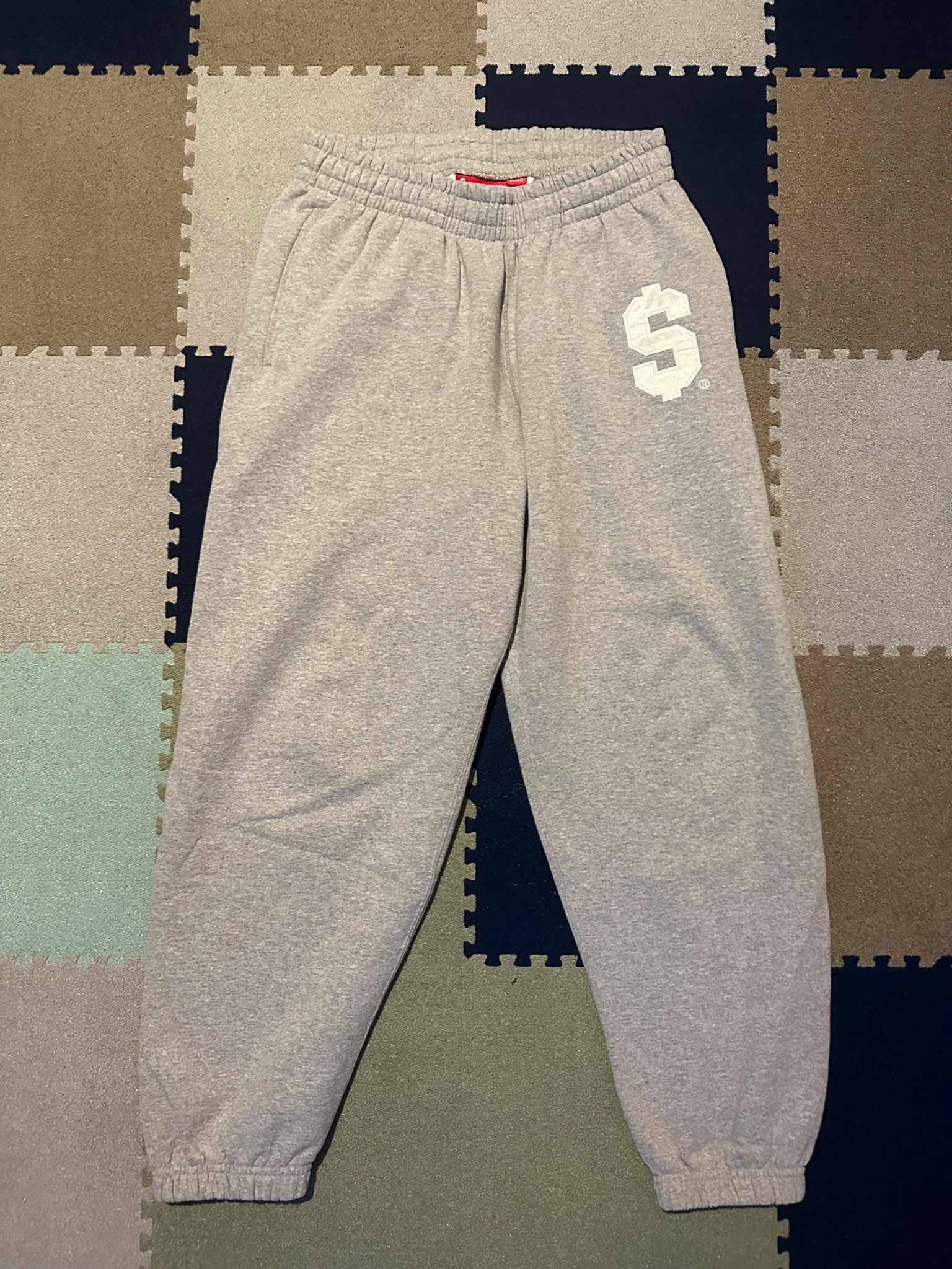 Supreme $ Sweatpant "Heather Grey"