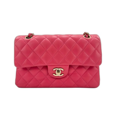 シャネル CHANEL マトラッセ ダブルフラップ ショルダーバッグ ラムスキン【中古】