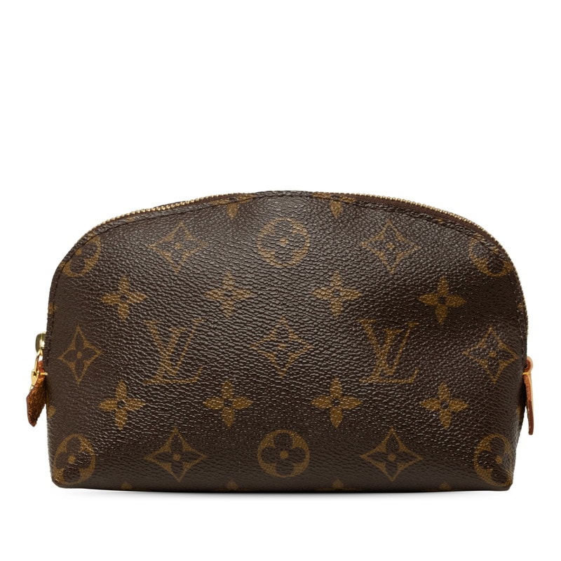 ルイ ヴィトン モノグラム ポシェット コスメティックPM ポーチ 小物入れ M47515 ブラウン PVC レザー レディース LOUIS VUITTON 中古