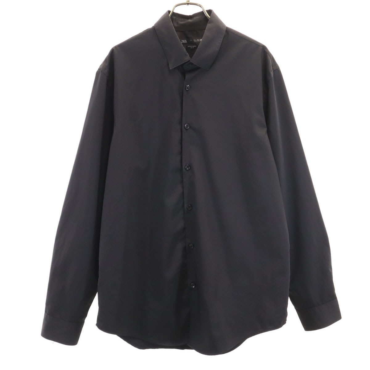 ZARA ザラ 長袖 シャツ L ブラック