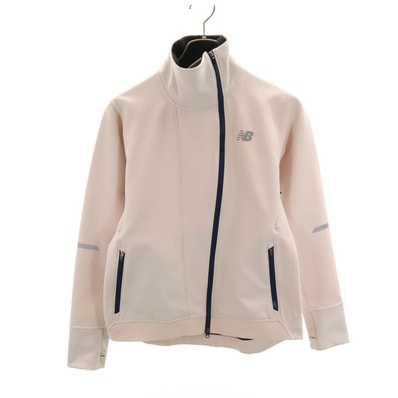 NEW BALANCE ニューバランス トレーニング ジャケット M ペールピンク 裏起毛