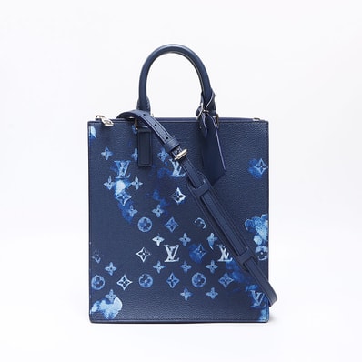 ヴィトン LV サックプラ ウォーターカラー ICチップ 2way M57843 ハンドバッグ【中古】