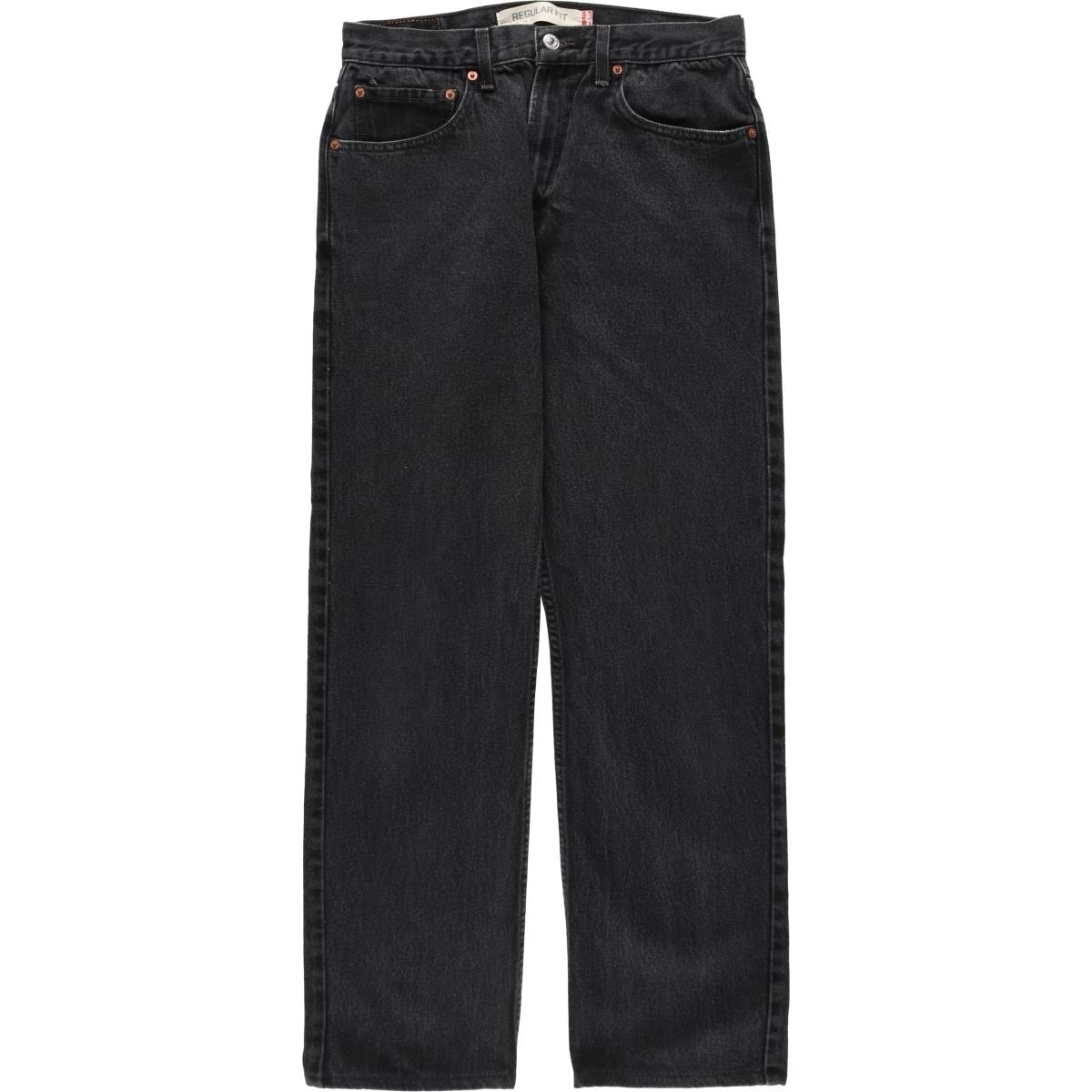 古着 00年代 リーバイス Levi's 505 REGULAR FIT ブラックデニム テーパードデニムパンツ メンズw31相当/eaa663663