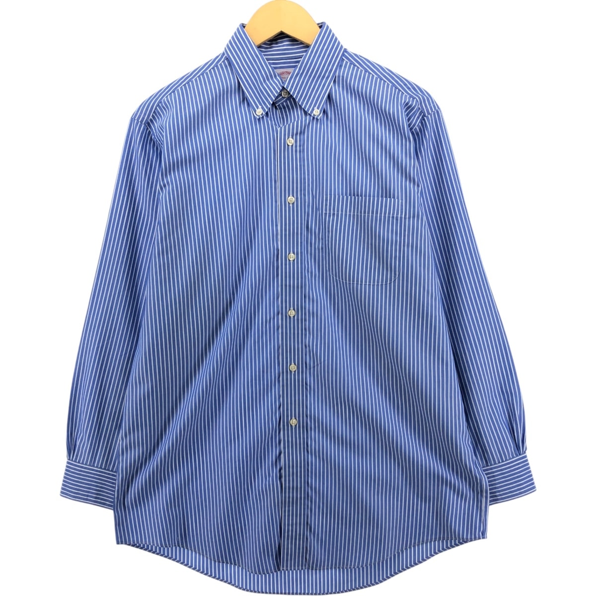 古着 ブルックスブラザーズ Brooks Brothers 346 長袖 ボタンダウンストライプシャツ メンズM相当 ヴィンテージ/eaa571234