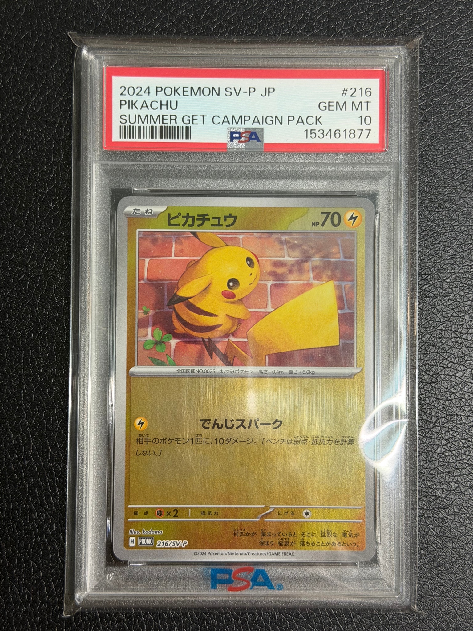 ピカチュウ P [SV-P 216](プロモカードパック「ポケカの夏がキタ